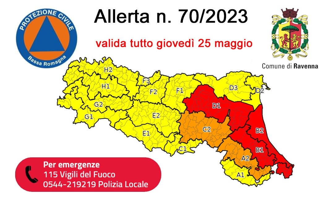 Prorogata Di 24 Ore L’allerta Meteo Rossa Per Criticità Idraulica ...